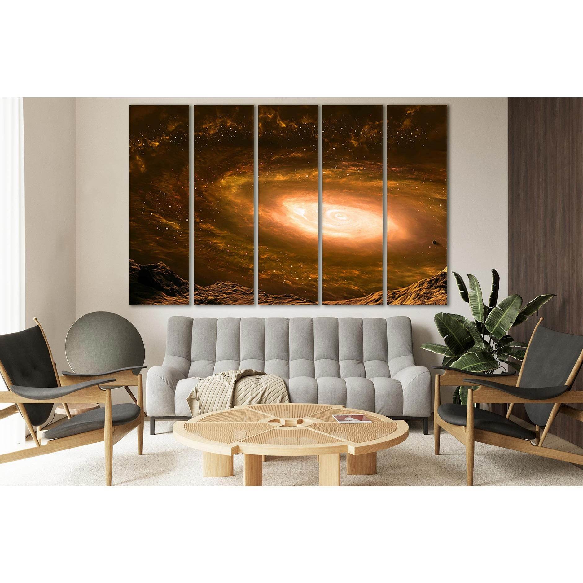Galaxy In Far Space №SL436 Ready to Hang Canvas PrintCanvas art arrives ready to hang, with hanging accessories included and no additional framing required. Every canvas print is hand-crafted, made on-demand at our workshop and expertly stretched around 1