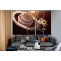 Saturn Artificial Satellite Cassini №SL965 Ready to Hang Canvas PrintCanvas art arrives ready to hang, with hanging accessories included and no additional framing required. Every canvas print is hand-crafted, made on-demand at our workshop and expertly st