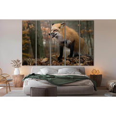 Wild Fox In The Autumn Forest №SL1007 Ready to Hang Canvas PrintCanvas art arrives ready to hang, with hanging accessories included and no additional framing required. Every canvas print is hand-crafted, made on-demand at our workshop and expertly stretch