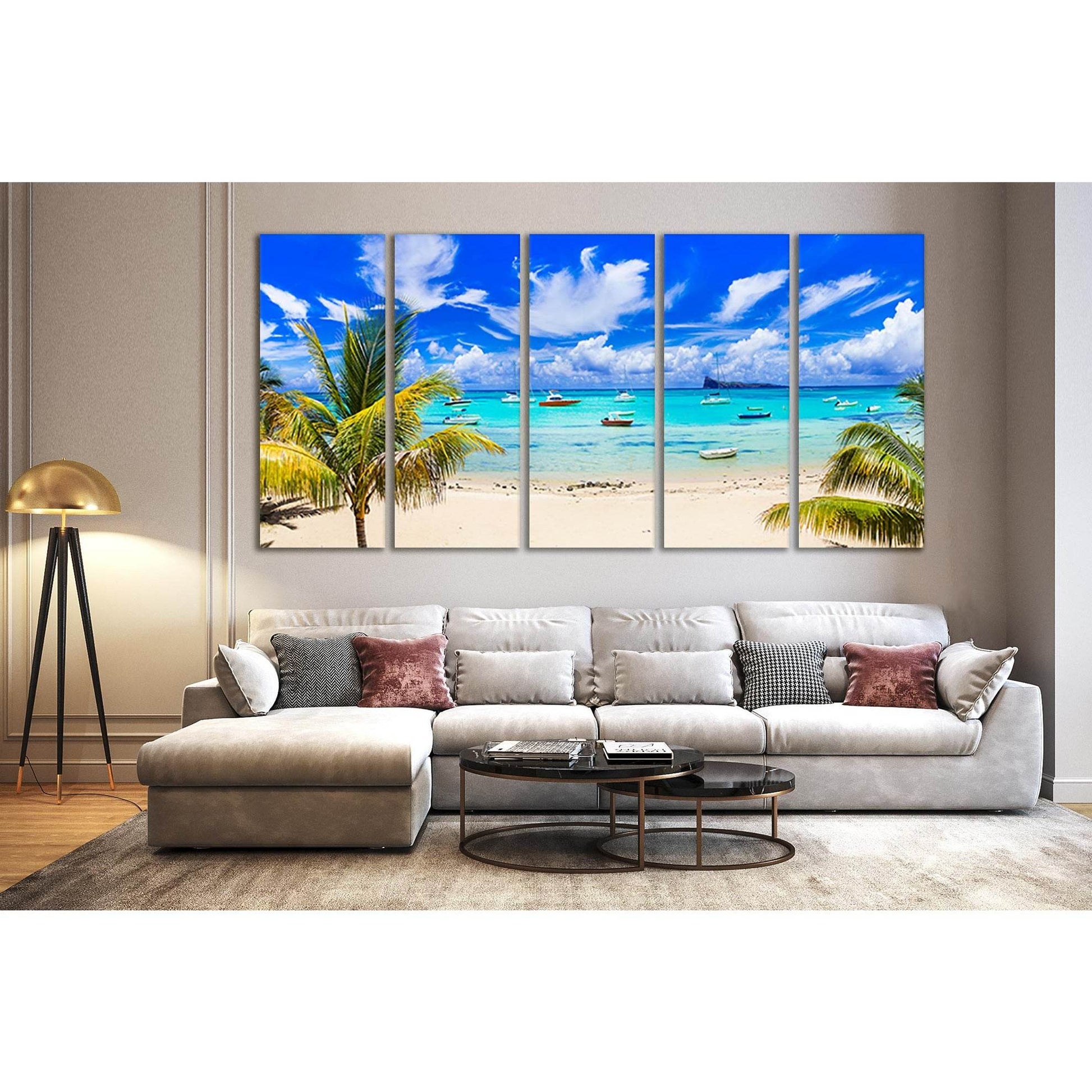 Scenic Beach Mauritius Island №SL69 Ready to Hang Canvas PrintCanvas art arrives ready to hang, with hanging accessories included and no additional framing required. Every canvas print is hand-crafted, made on-demand at our workshop and expertly stretched