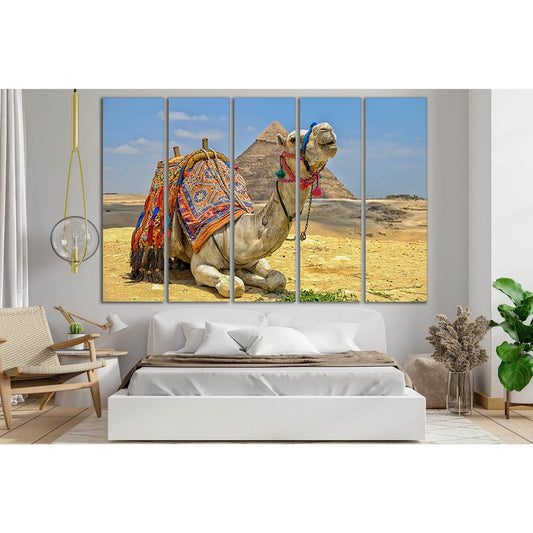 Camel And Pyramid №SL1020 Ready to Hang Canvas PrintCanvas art arrives ready to hang, with hanging accessories included and no additional framing required. Every canvas print is hand-crafted, made on-demand at our workshop and expertly stretched around 10