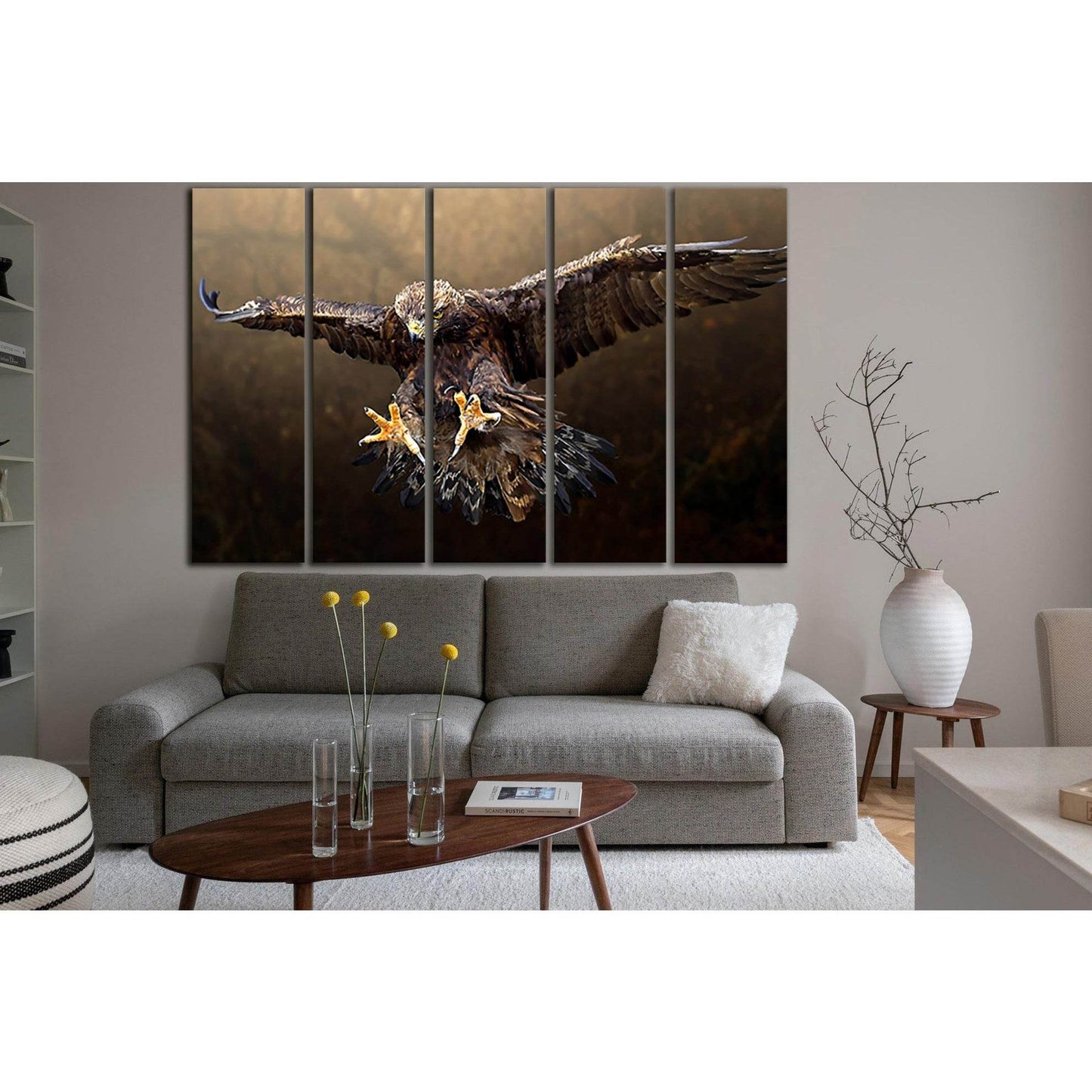 Beautiful Flying Eagle №SL1503 Ready to Hang Canvas PrintCanvas art arrives ready to hang, with hanging accessories included and no additional framing required. Every canvas print is hand-crafted, made on-demand at our workshop and expertly stretched arou