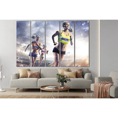 Womens Athletics Competition №SL898 Ready to Hang Canvas PrintCanvas art arrives ready to hang, with hanging accessories included and no additional framing required. Every canvas print is hand-crafted, made on-demand at our workshop and expertly stretched