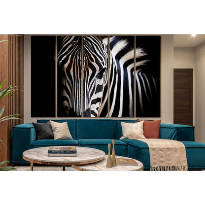 Zebra Close Up №SL1039 Ready to Hang Canvas PrintCanvas art arrives ready to hang, with hanging accessories included and no additional framing required. Every canvas print is hand-crafted, made on-demand at our workshop and expertly stretched around 100%