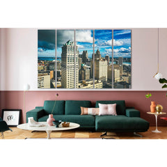 Cityscape Of Detroit №SL362 Ready to Hang Canvas PrintCanvas art arrives ready to hang, with hanging accessories included and no additional framing required. Every canvas print is hand-crafted, made on-demand at our workshop and expertly stretched around