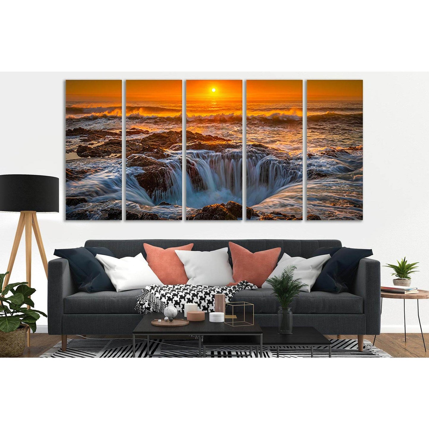 Oregon Ocean Dawn №SL212 Ready to Hang Canvas PrintCanvas art arrives ready to hang, with hanging accessories included and no additional framing required. Every canvas print is hand-crafted, made on-demand at our workshop and expertly stretched around 100