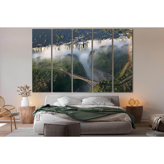 Victoria Falls Top View №SL476 Ready to Hang Canvas PrintCanvas art arrives ready to hang, with hanging accessories included and no additional framing required. Every canvas print is hand-crafted, made on-demand at our workshop and expertly stretched arou