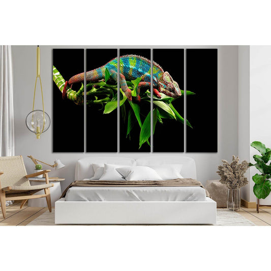 Chameleon On A Green Branch №SL1030 Ready to Hang Canvas PrintCanvas art arrives ready to hang, with hanging accessories included and no additional framing required. Every canvas print is hand-crafted, made on-demand at our workshop and expertly stretched