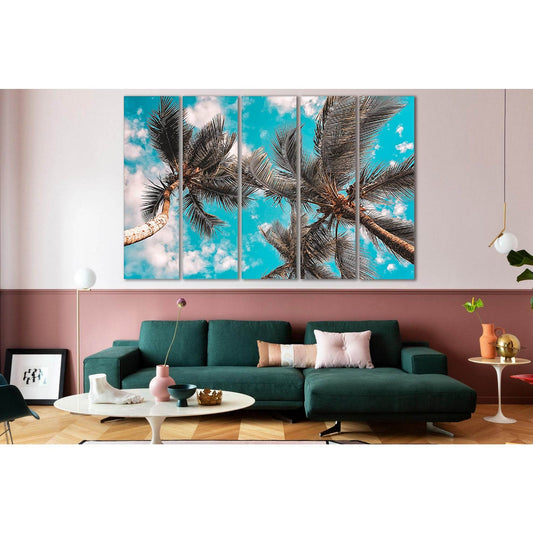 Coconut Trees And Blue Sky №SL150 Ready to Hang Canvas PrintCanvas art arrives ready to hang, with hanging accessories included and no additional framing required. Every canvas print is hand-crafted, made on-demand at our workshop and expertly stretched a