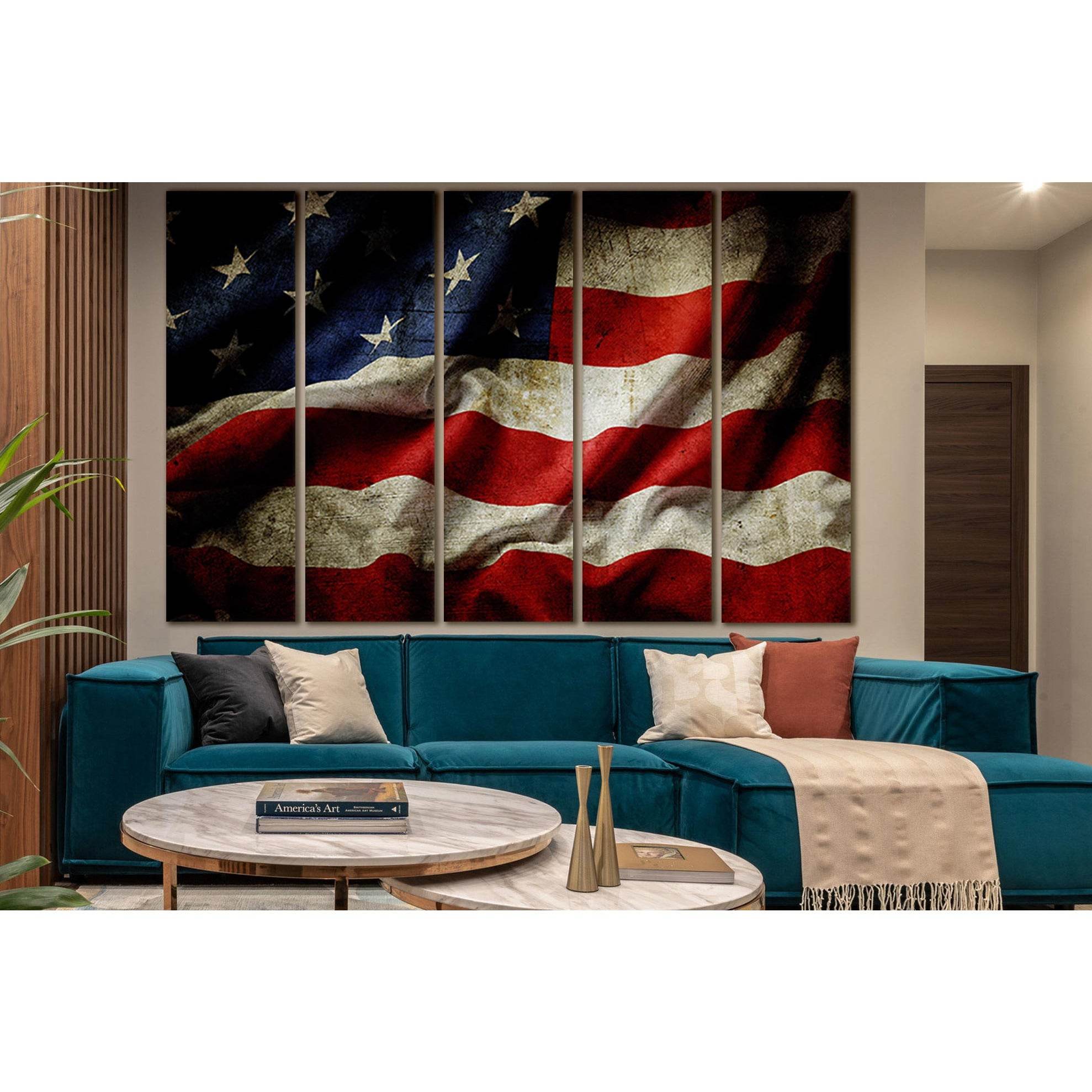 Old Flag Of The United States №SL1173 Ready to Hang Canvas PrintCanvas art arrives ready to hang, with hanging accessories included and no additional framing required. Every canvas print is hand-crafted, made on-demand at our workshop and expertly stretch