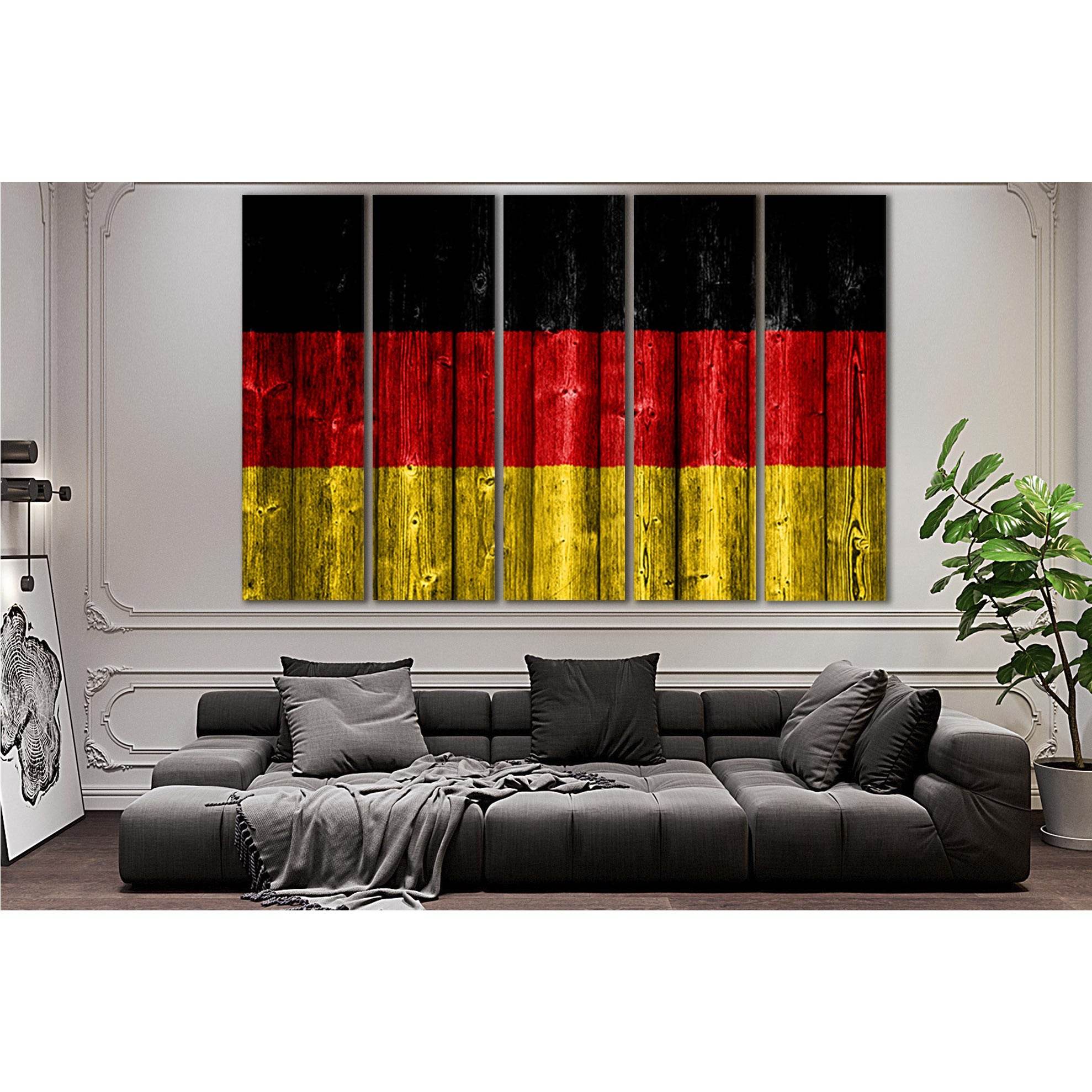 Flag Of Germany №SL1155 Ready to Hang Canvas PrintCanvas art arrives ready to hang, with hanging accessories included and no additional framing required. Every canvas print is hand-crafted, made on-demand at our workshop and expertly stretched around 100%