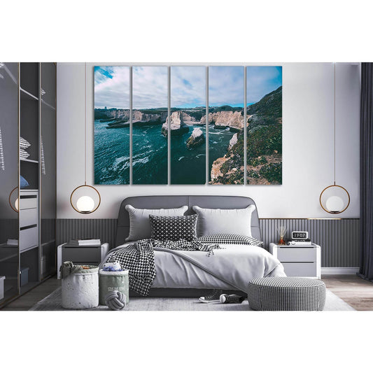 Rocky Cliff In The Sea №SL173 Ready to Hang Canvas PrintCanvas art arrives ready to hang, with hanging accessories included and no additional framing required. Every canvas print is hand-crafted, made on-demand at our workshop and expertly stretched aroun