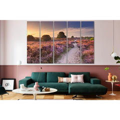 Sunset Lavender Path №SL228 Ready to Hang Canvas PrintCanvas art arrives ready to hang, with hanging accessories included and no additional framing required. Every canvas print is hand-crafted, made on-demand at our workshop and expertly stretched around