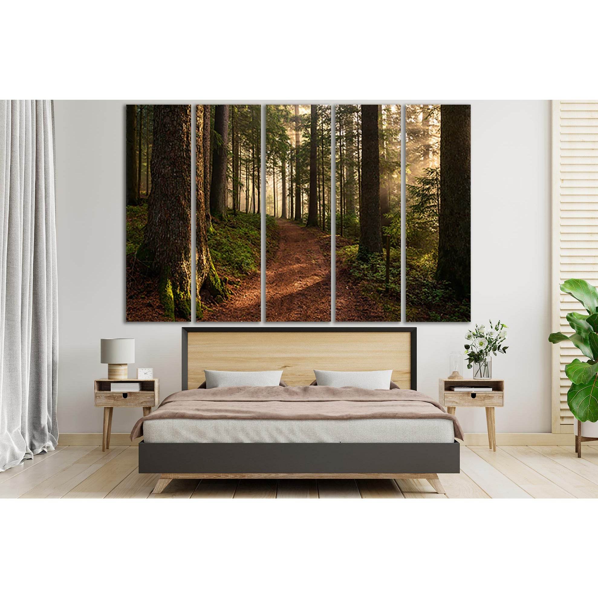 Road In The Forest №SL823 Ready to Hang Canvas PrintCanvas art arrives ready to hang, with hanging accessories included and no additional framing required. Every canvas print is hand-crafted, made on-demand at our workshop and expertly stretched around 10