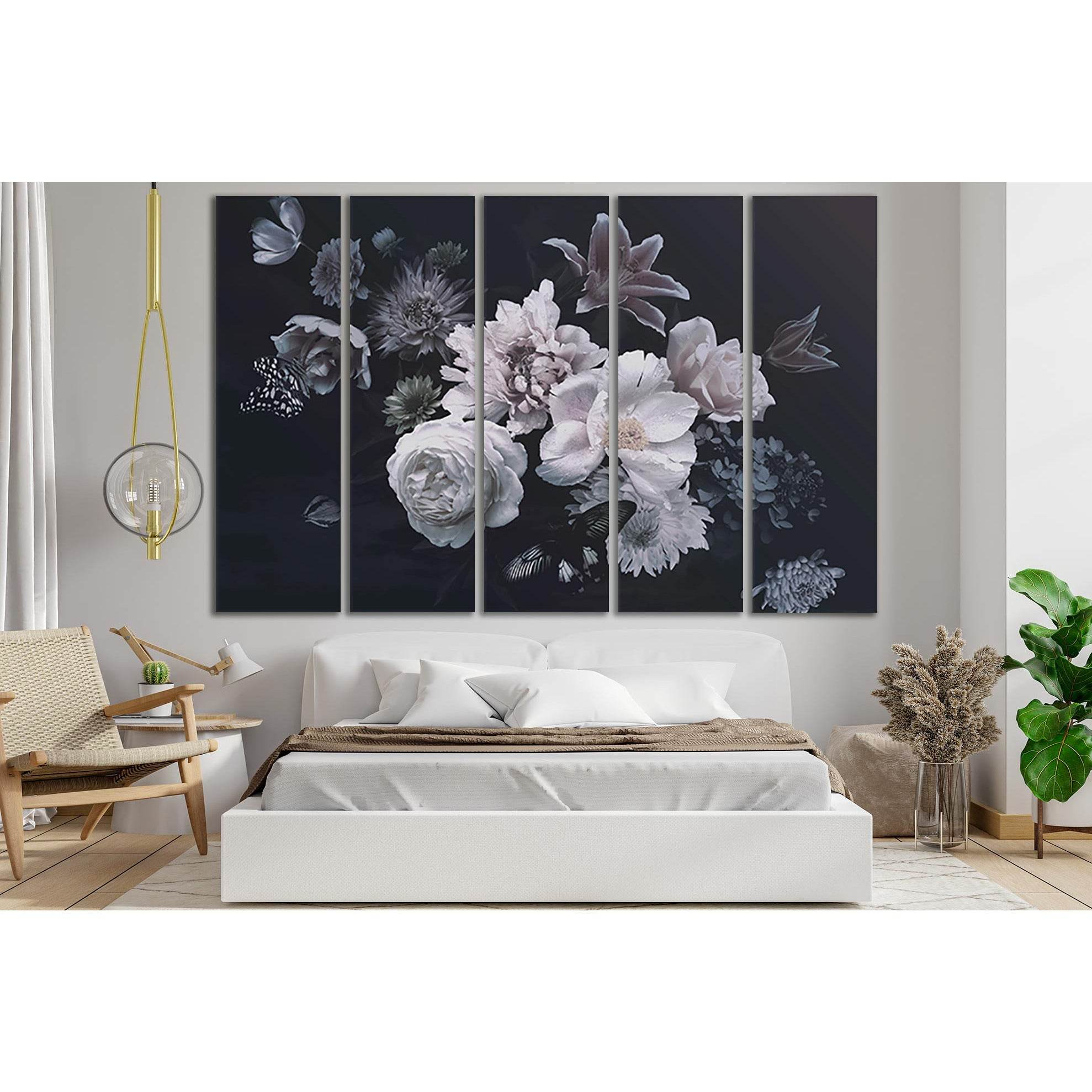 Vintage Bouquet Of Flowers №SL673 Ready to Hang Canvas PrintCanvas art arrives ready to hang, with hanging accessories included and no additional framing required. Every canvas print is hand-crafted, made on-demand at our workshop and expertly stretched a