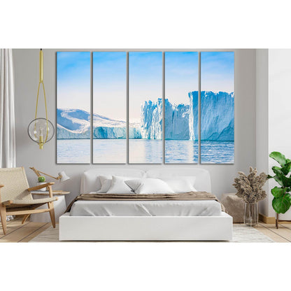 Big Blue Icebergs №SL1323 Ready to Hang Canvas PrintCanvas art arrives ready to hang, with hanging accessories included and no additional framing required. Every canvas print is hand-crafted, made on-demand at our workshop and expertly stretched around 10