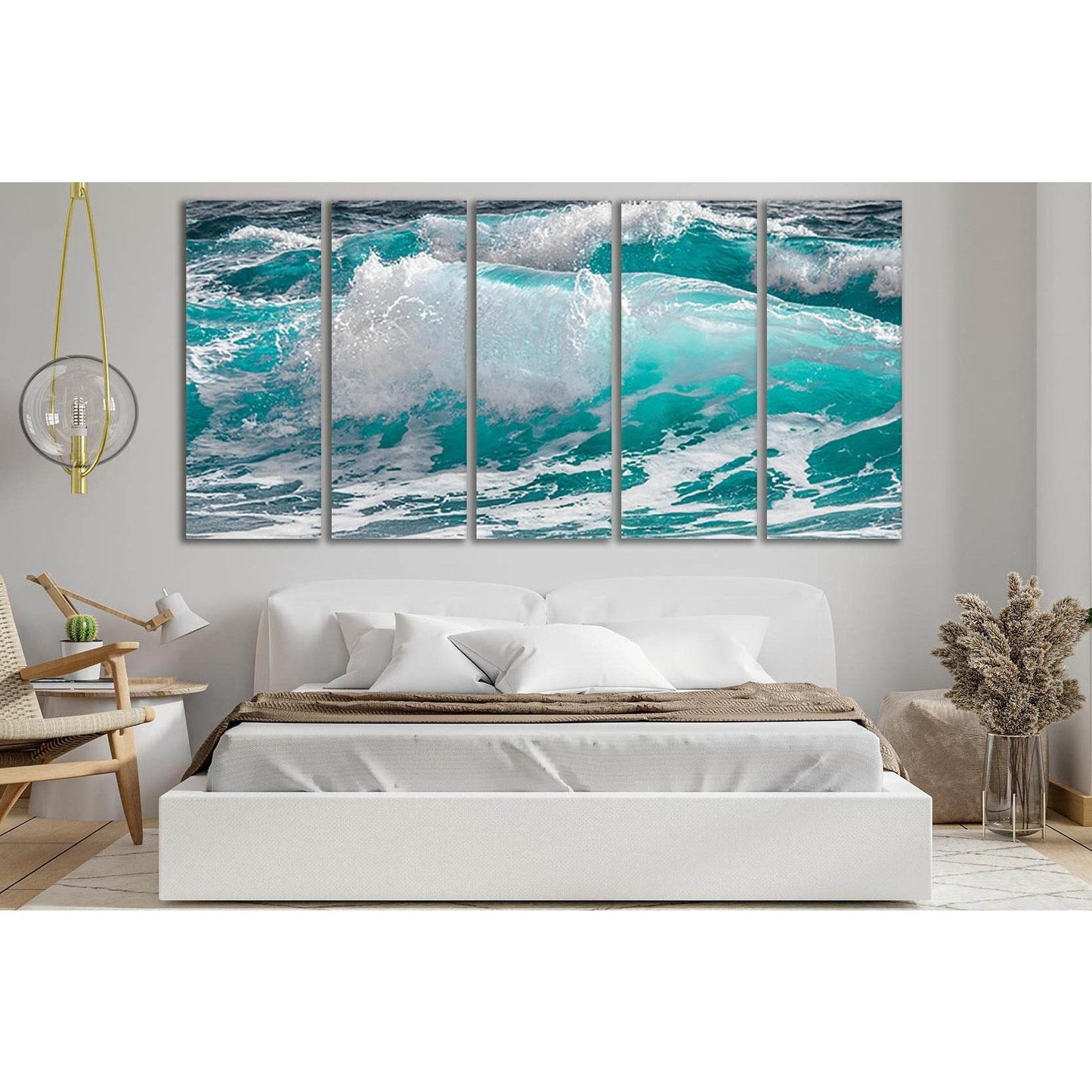 Ocean Wave Movement №SL181 Ready to Hang Canvas PrintCanvas art arrives ready to hang, with hanging accessories included and no additional framing required. Every canvas print is hand-crafted, made on-demand at our workshop and expertly stretched around 1