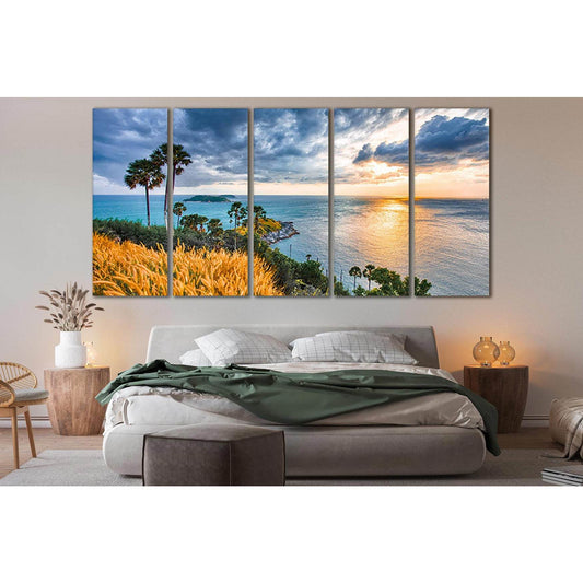 Sea Dawn On The Hill №SL138 Ready to Hang Canvas PrintCanvas art arrives ready to hang, with hanging accessories included and no additional framing required. Every canvas print is hand-crafted, made on-demand at our workshop and expertly stretched around