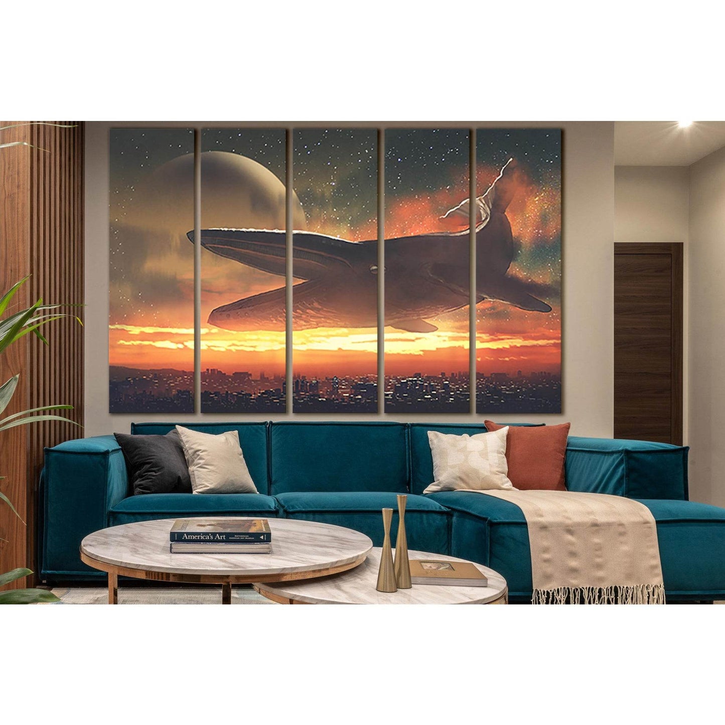 Giant Whale Flying Above City №SL1250 Ready to Hang Canvas PrintCanvas art arrives ready to hang, with hanging accessories included and no additional framing required. Every canvas print is hand-crafted, made on-demand at our workshop and expertly stretch