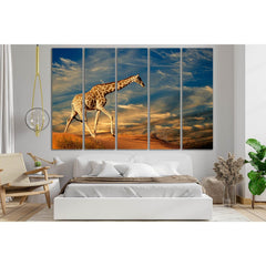 Giraffe Walking On A Sand Dune №SL1043 Ready to Hang Canvas PrintCanvas art arrives ready to hang, with hanging accessories included and no additional framing required. Every canvas print is hand-crafted, made on-demand at our workshop and expertly stretc