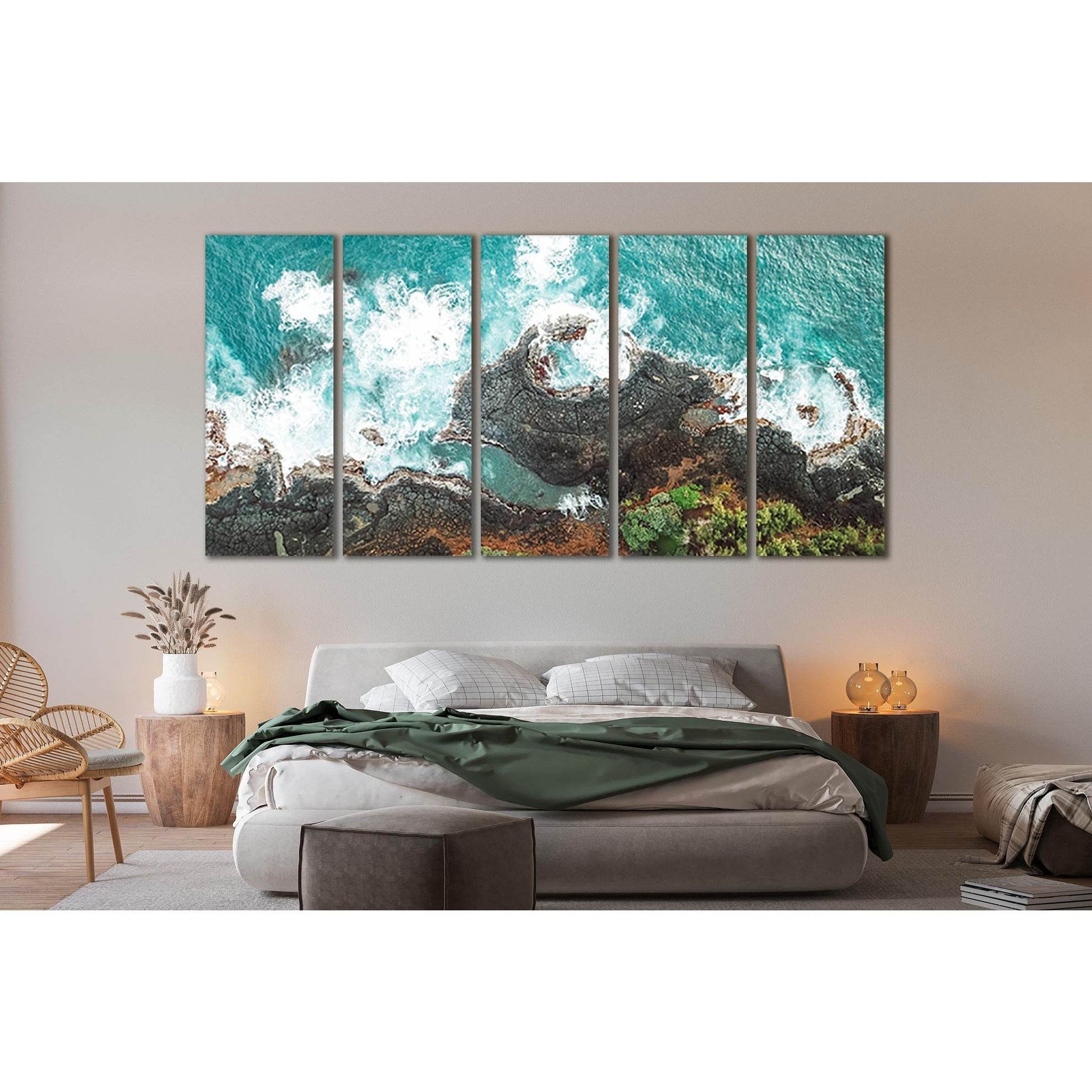 View Of Rocky Seashore №SL78 Ready to Hang Canvas PrintCanvas art arrives ready to hang, with hanging accessories included and no additional framing required. Every canvas print is hand-crafted, made on-demand at our workshop and expertly stretched around