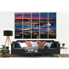 Rotterdam During Nighttime №SL330 Ready to Hang Canvas PrintCanvas art arrives ready to hang, with hanging accessories included and no additional framing required. Every canvas print is hand-crafted, made on-demand at our workshop and expertly stretched a
