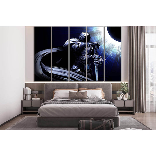 Knight With A Long Cloak №SL1216 Ready to Hang Canvas PrintCanvas art arrives ready to hang, with hanging accessories included and no additional framing required. Every canvas print is hand-crafted, made on-demand at our workshop and expertly stretched ar