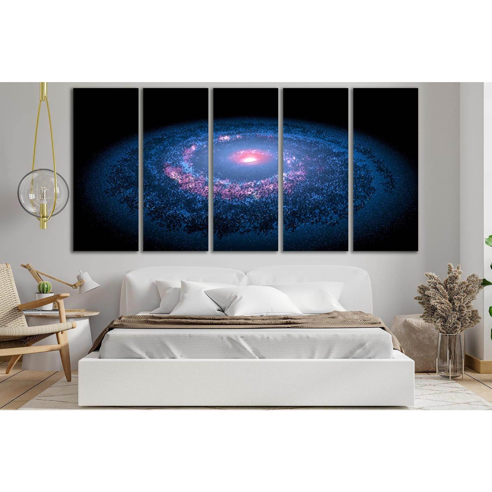 Beautiful Spiral Galaxy №SL437 Ready to Hang Canvas PrintCanvas art arrives ready to hang, with hanging accessories included and no additional framing required. Every canvas print is hand-crafted, made on-demand at our workshop and expertly stretched arou