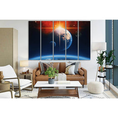Planets Outer Space №SL417 Ready to Hang Canvas PrintCanvas art arrives ready to hang, with hanging accessories included and no additional framing required. Every canvas print is hand-crafted, made on-demand at our workshop and expertly stretched around 1