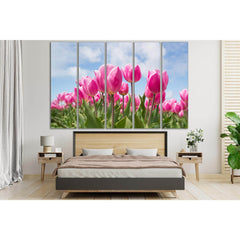 Beautiful Pink Tulips №SL698 Ready to Hang Canvas PrintCanvas art arrives ready to hang, with hanging accessories included and no additional framing required. Every canvas print is hand-crafted, made on-demand at our workshop and expertly stretched around