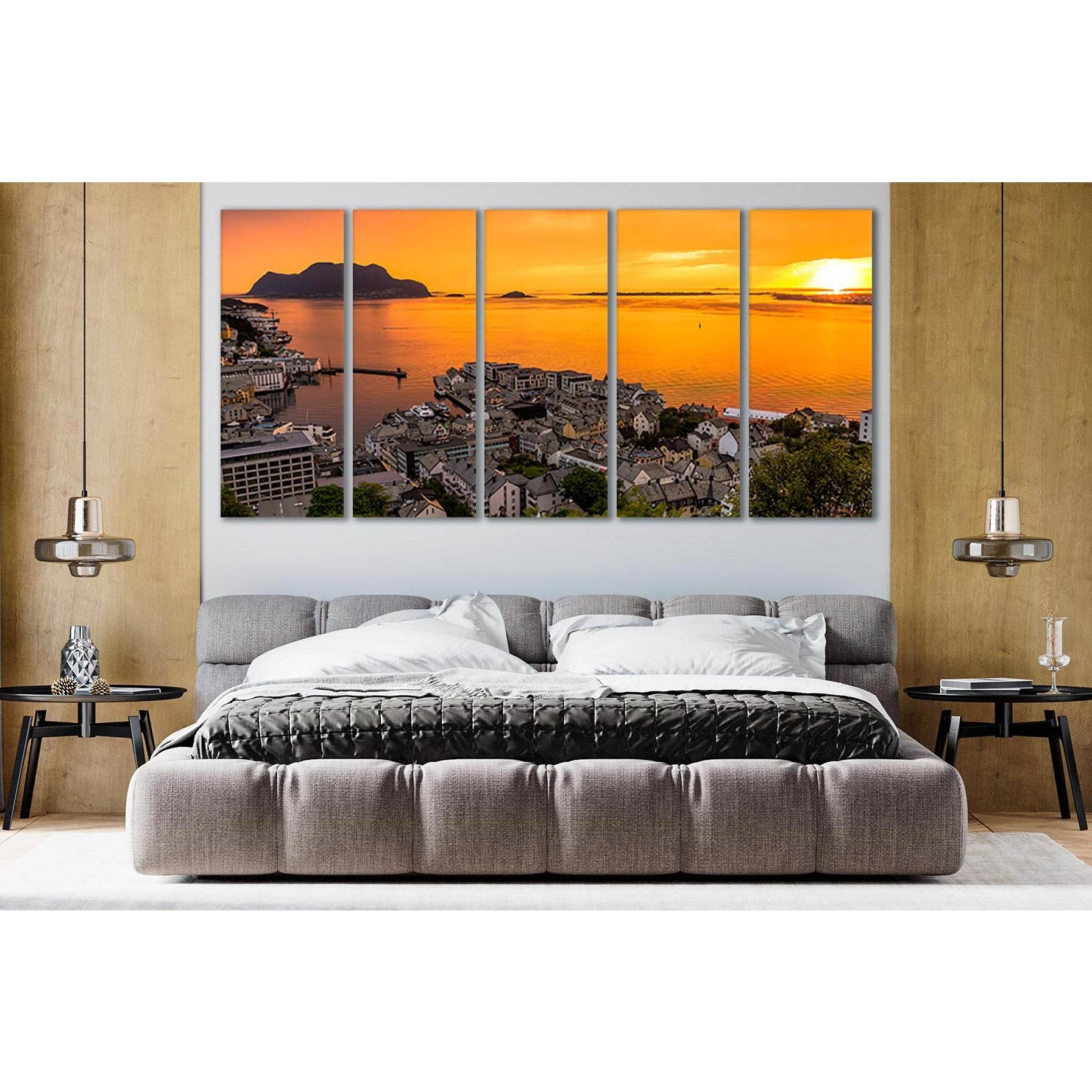 Norway Sunset Evening Coast №SL211 Ready to Hang Canvas PrintCanvas art arrives ready to hang, with hanging accessories included and no additional framing required. Every canvas print is hand-crafted, made on-demand at our workshop and expertly stretched