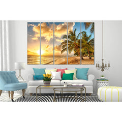 Tropics Coast Sunset №SL231 Ready to Hang Canvas PrintCanvas art arrives ready to hang, with hanging accessories included and no additional framing required. Every canvas print is hand-crafted, made on-demand at our workshop and expertly stretched around