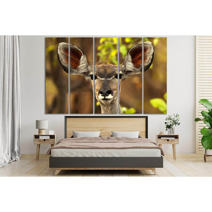 Portrait Africa Antelope №SL1542 Ready to Hang Canvas PrintCanvas art arrives ready to hang, with hanging accessories included and no additional framing required. Every canvas print is hand-crafted, made on-demand at our workshop and expertly stretched ar