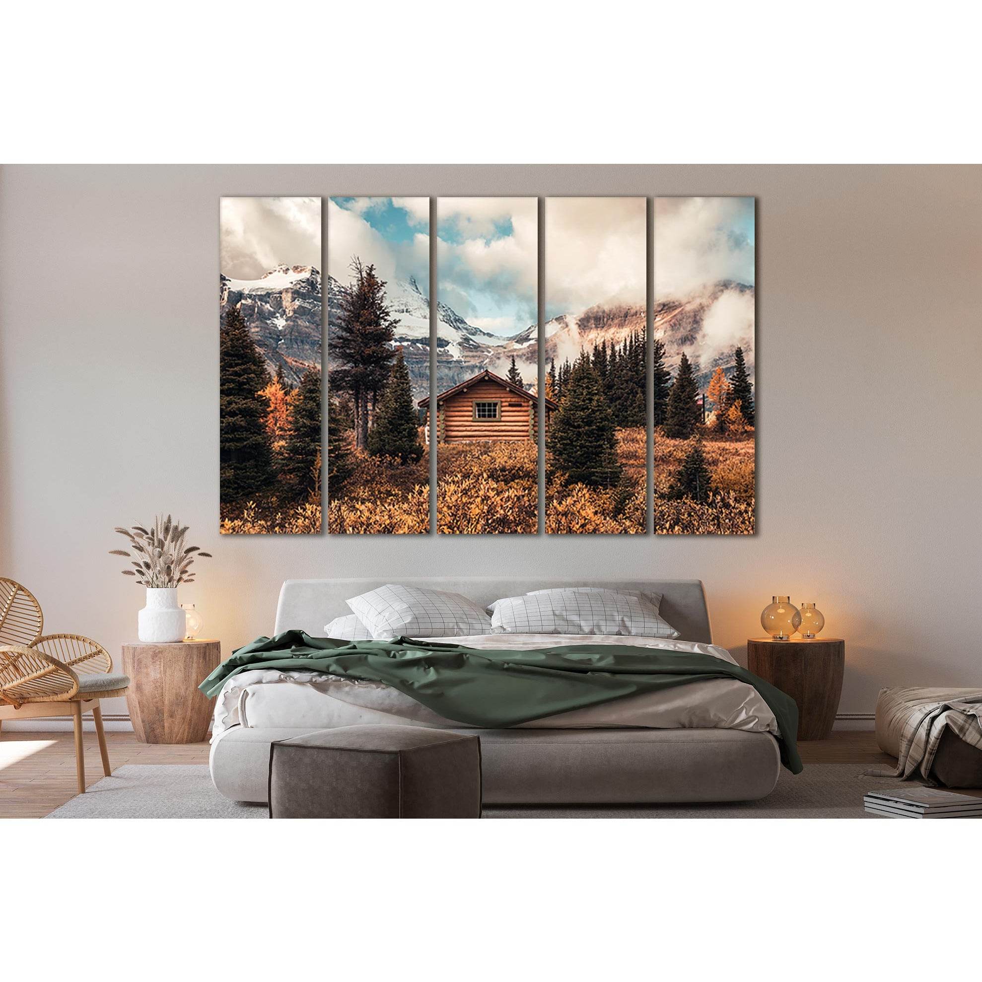 Wooden Hut In Autumn Forest №Sl34 Ready to Hang Canvas PrintCanvas art arrives ready to hang, with hanging accessories included and no additional framing required. Every canvas print is hand-crafted, made on-demand at our workshop and expertly stretched a