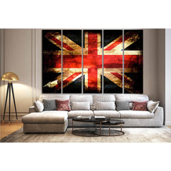Flag Of UK №SL1175 Ready to Hang Canvas PrintCanvas art arrives ready to hang, with hanging accessories included and no additional framing required. Every canvas print is hand-crafted, made on-demand at our workshop and expertly stretched around 100% Nort
