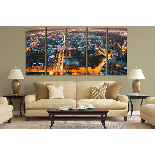 Evening Lithuania Kaunas №SL355 Ready to Hang Canvas PrintCanvas art arrives ready to hang, with hanging accessories included and no additional framing required. Every canvas print is hand-crafted, made on-demand at our workshop and expertly stretched aro