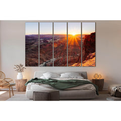 Fiery Sunset In The Desert №SL274 Ready to Hang Canvas PrintCanvas art arrives ready to hang, with hanging accessories included and no additional framing required. Every canvas print is hand-crafted, made on-demand at our workshop and expertly stretched a
