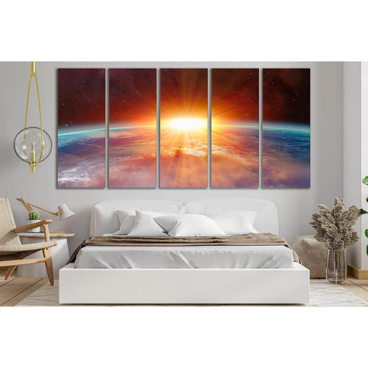 Planet Earth With A Spectacular Sunset №SL431 Ready to Hang Canvas PrintCanvas art arrives ready to hang, with hanging accessories included and no additional framing required. Every canvas print is hand-crafted, made on-demand at our workshop and expertly