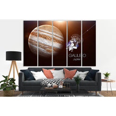 Jupiters Satellite Galileo №SL396 Ready to Hang Canvas PrintCanvas art arrives ready to hang, with hanging accessories included and no additional framing required. Every canvas print is hand-crafted, made on-demand at our workshop and expertly stretched a