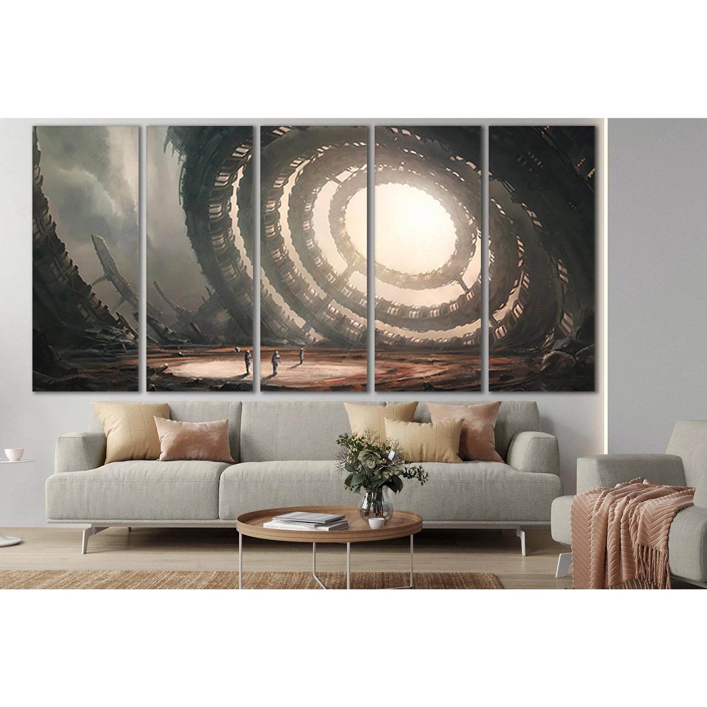 Astronauts Fantastic Scene №SL981 Ready to Hang Canvas PrintCanvas art arrives ready to hang, with hanging accessories included and no additional framing required. Every canvas print is hand-crafted, made on-demand at our workshop and expertly stretched a