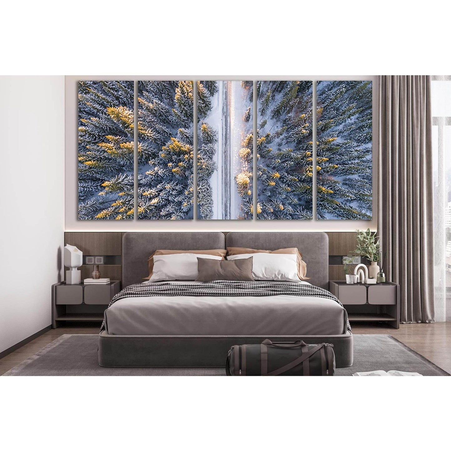 Morning Winter Forest №SL503 Ready to Hang Canvas PrintCanvas art arrives ready to hang, with hanging accessories included and no additional framing required. Every canvas print is hand-crafted, made on-demand at our workshop and expertly stretched around