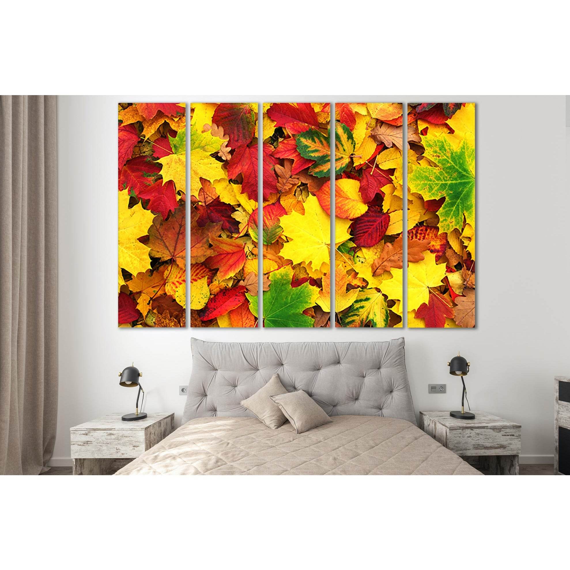 Colored Autumn Leaves №SL637 Ready to Hang Canvas PrintCanvas art arrives ready to hang, with hanging accessories included and no additional framing required. Every canvas print is hand-crafted, made on-demand at our workshop and expertly stretched around