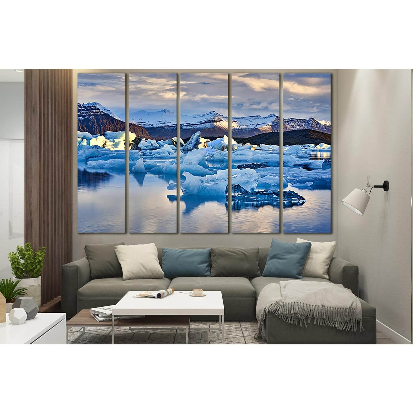 Iceland Jokulsarlon Lagoon №SL1320 Ready to Hang Canvas PrintCanvas art arrives ready to hang, with hanging accessories included and no additional framing required. Every canvas print is hand-crafted, made on-demand at our workshop and expertly stretched