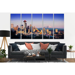 Seattle Skyline №SL334 Ready to Hang Canvas PrintCanvas art arrives ready to hang, with hanging accessories included and no additional framing required. Every canvas print is hand-crafted, made on-demand at our workshop and expertly stretched around 100%