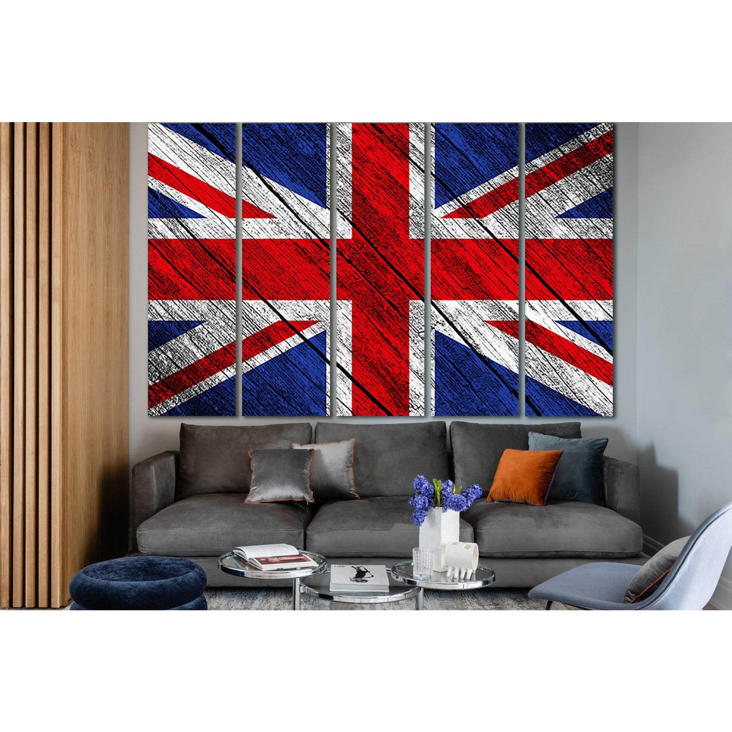 United Kingdom Flag On Wood №SL1205 Ready to Hang Canvas PrintCanvas art arrives ready to hang, with hanging accessories included and no additional framing required. Every canvas print is hand-crafted, made on-demand at our workshop and expertly stretched