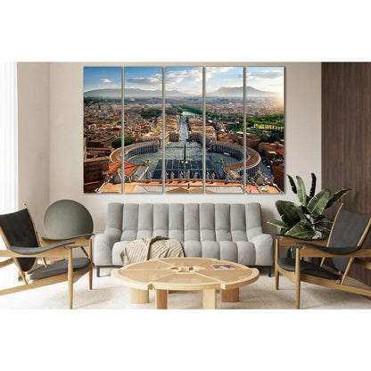 Cityscape Italy Rome Vatican №SL345 Ready to Hang Canvas PrintCanvas art arrives ready to hang, with hanging accessories included and no additional framing required. Every canvas print is hand-crafted, made on-demand at our workshop and expertly stretched