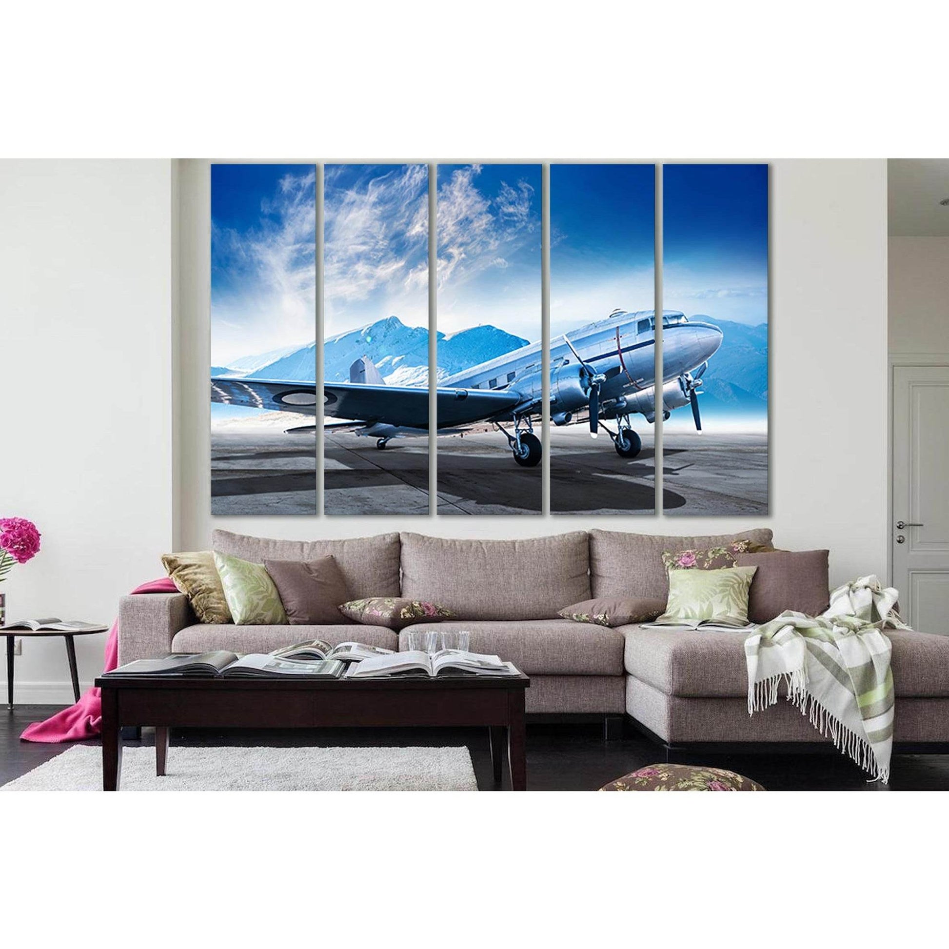 Silver Airplane At The Airfield №SL1433 Ready to Hang Canvas PrintCanvas art arrives ready to hang, with hanging accessories included and no additional framing required. Every canvas print is hand-crafted, made on-demand at our workshop and expertly stret