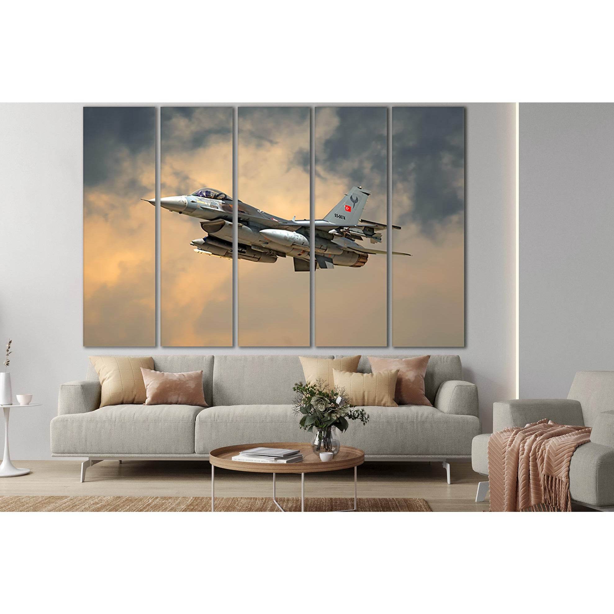 F-16 Fighting Falcon №SL779 Ready to Hang Canvas PrintCanvas art arrives ready to hang, with hanging accessories included and no additional framing required. Every canvas print is hand-crafted, made on-demand at our workshop and expertly stretched around