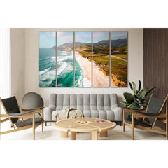 Sea Waves Line On The Beach №SL166 Ready to Hang Canvas PrintCanvas art arrives ready to hang, with hanging accessories included and no additional framing required. Every canvas print is hand-crafted, made on-demand at our workshop and expertly stretched