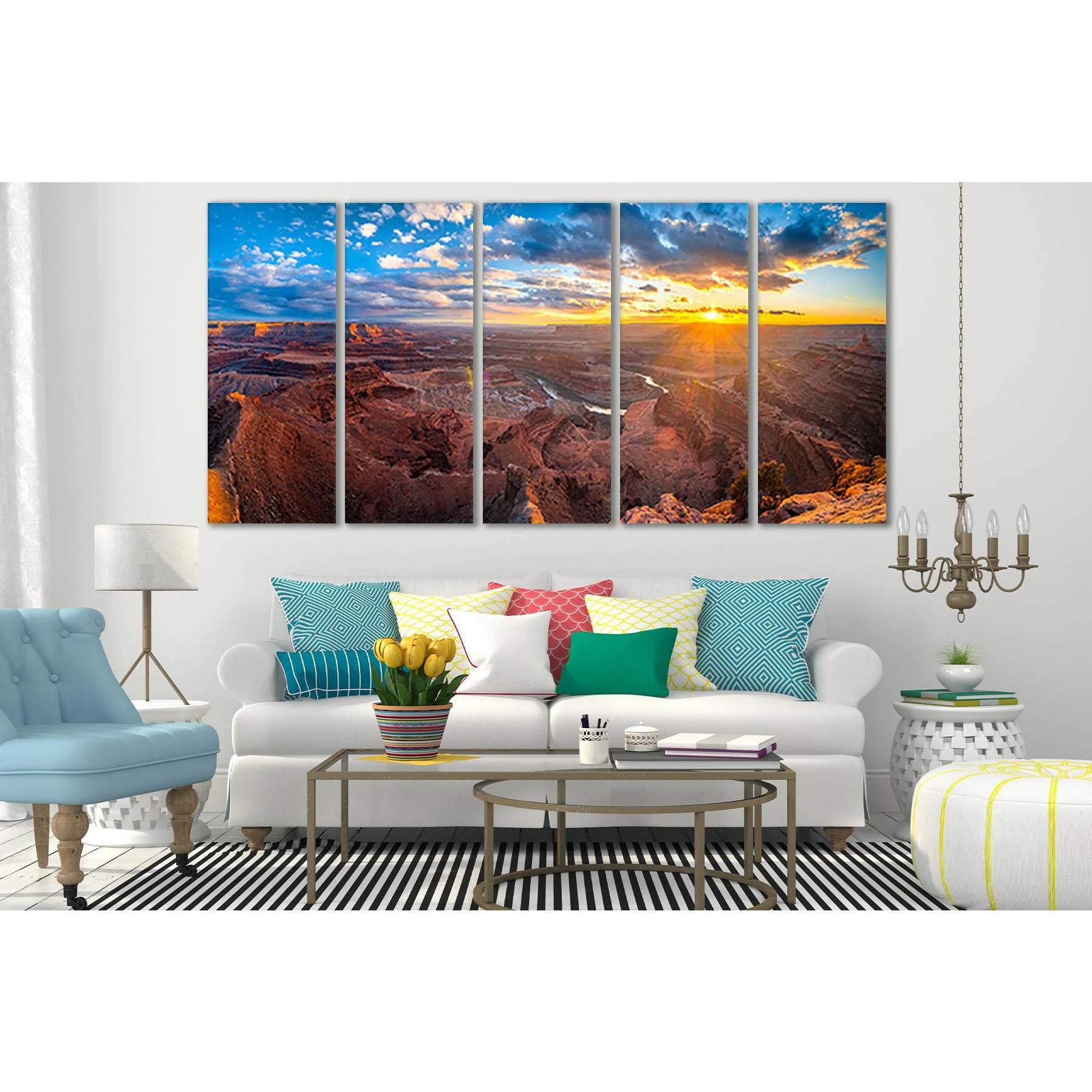 Canyon Cloud Beautiful Dawn №SL217 Ready to Hang Canvas PrintCanvas art arrives ready to hang, with hanging accessories included and no additional framing required. Every canvas print is hand-crafted, made on-demand at our workshop and expertly stretched